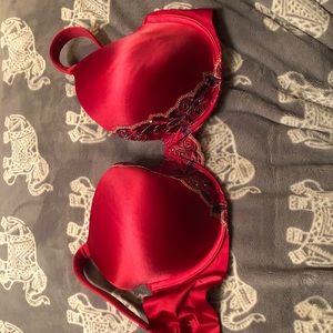 Red elegant bra